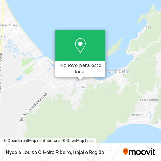 Nycole Louise Oliveira Ribeiro mapa