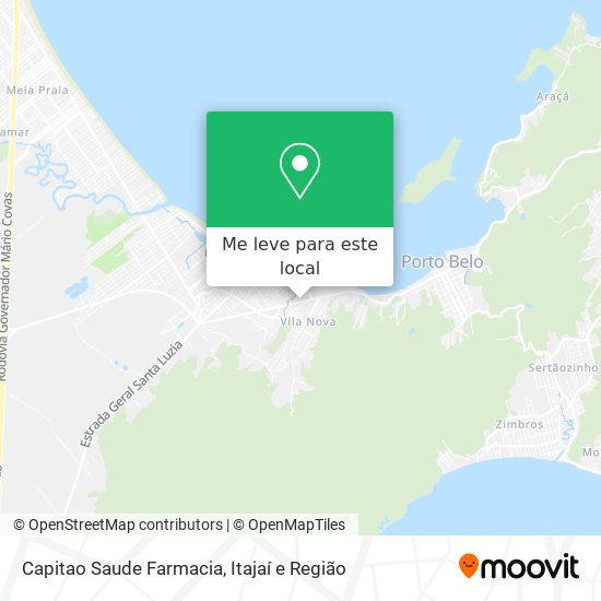 Capitao Saude Farmacia mapa