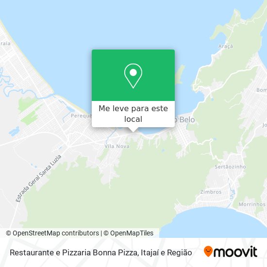 Restaurante e Pizzaria Bonna Pizza mapa