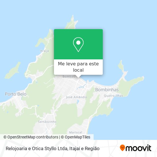 Relojoaria e Otica Styllo Ltda mapa