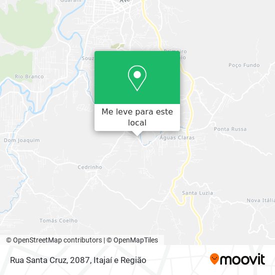 Rua Santa Cruz, 2087 mapa