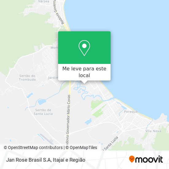 Jan Rose Brasil S.A mapa