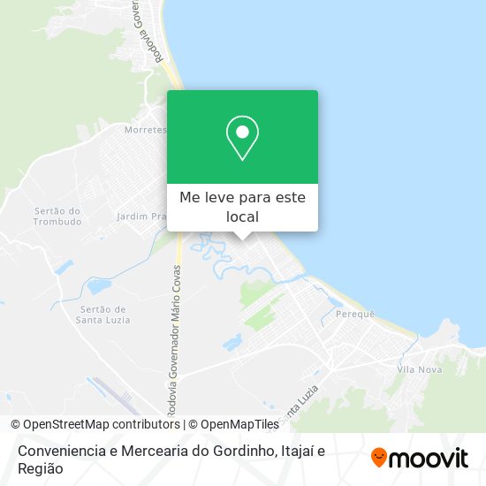 Conveniencia e Mercearia do Gordinho mapa