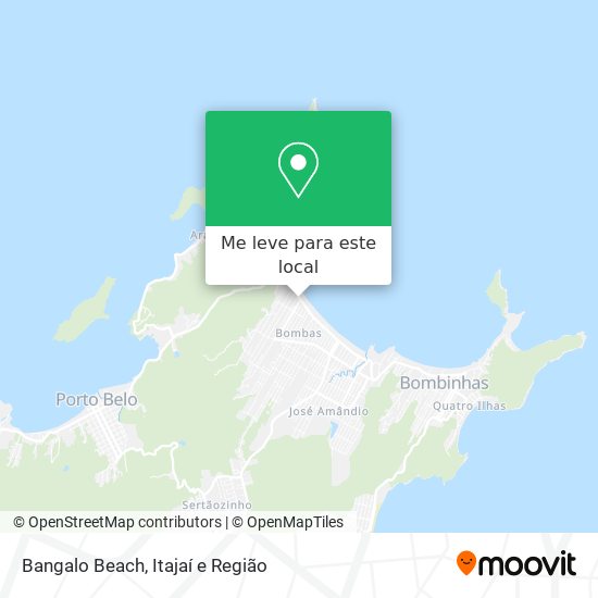 Bangalo Beach mapa