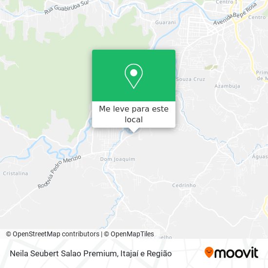 Neila Seubert Salao Premium mapa