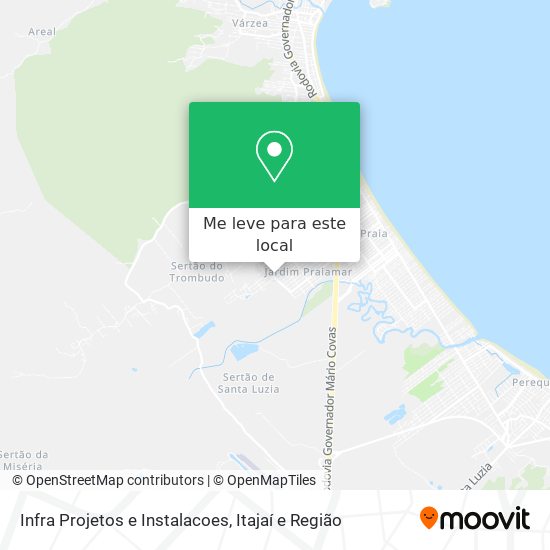 Infra Projetos e Instalacoes mapa