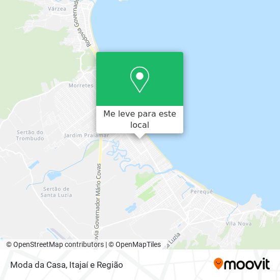 Moda da Casa mapa