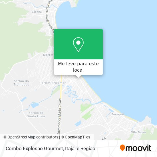 Combo Explosao Gourmet mapa