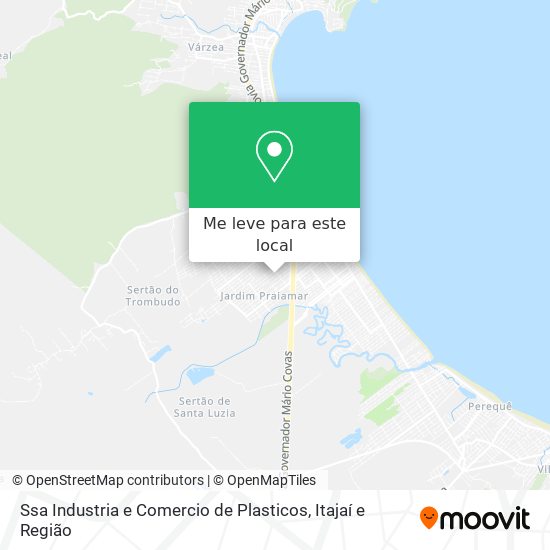 Ssa Industria e Comercio de Plasticos mapa