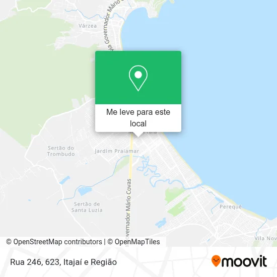 Rua 246, 623 mapa