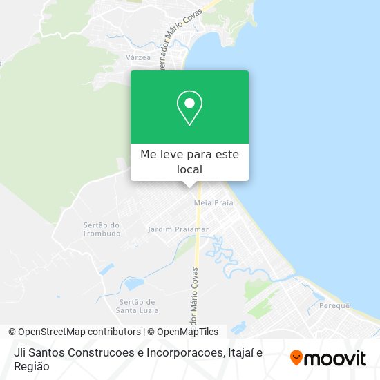 Jli Santos Construcoes e Incorporacoes mapa