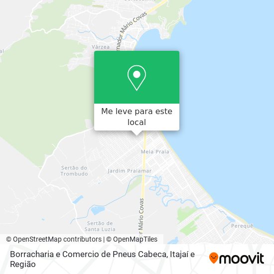 Borracharia e Comercio de Pneus Cabeca mapa