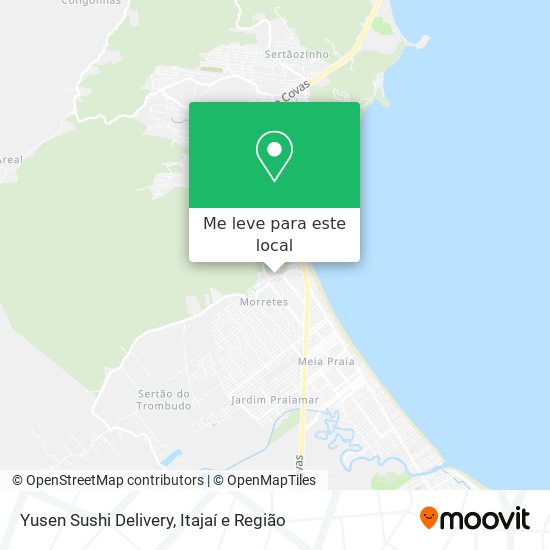 Yusen Sushi Delivery mapa