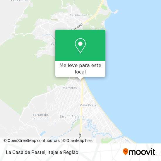 La Casa de Pastel mapa