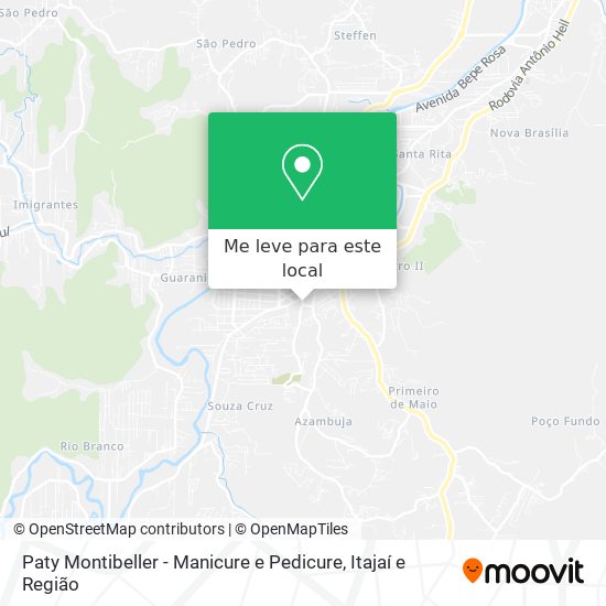 Paty Montibeller - Manicure e Pedicure mapa