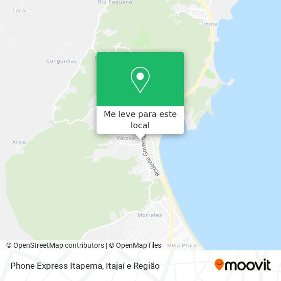 Phone Express Itapema mapa