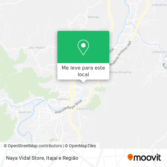 Naya Vidal Store mapa