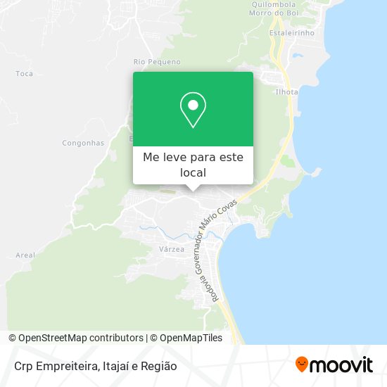 Crp Empreiteira mapa