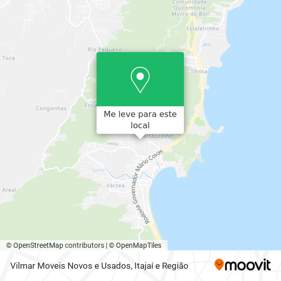 Vilmar Moveis Novos e Usados mapa