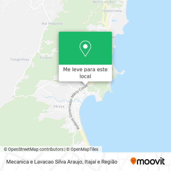 Mecanica e Lavacao Silva Araujo mapa