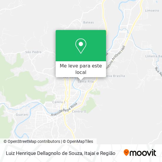 Luiz Henrique Dellagnolo de Souza mapa