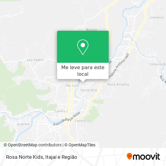Rosa Norte Kids mapa