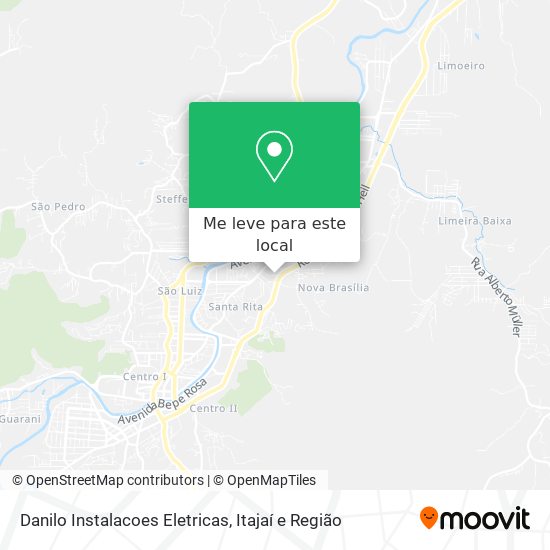 Danilo Instalacoes Eletricas mapa