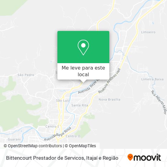 Bittencourt Prestador de Servicos mapa