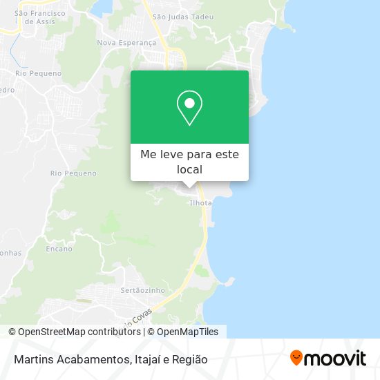 Martins Acabamentos mapa