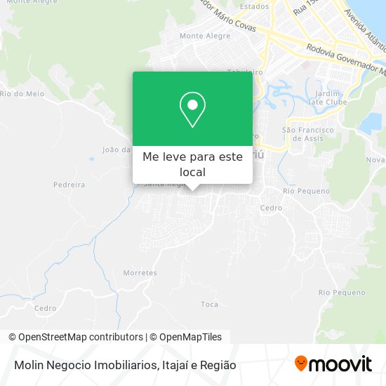 Molin Negocio Imobiliarios mapa