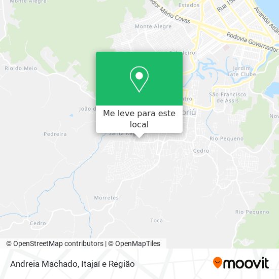 Andreia Machado mapa