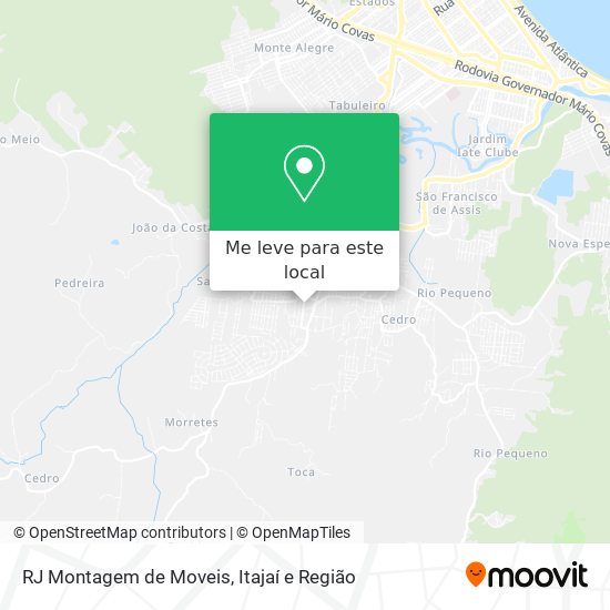 RJ Montagem de Moveis mapa