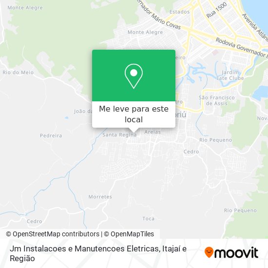 Jm Instalacoes e Manutencoes Eletricas mapa