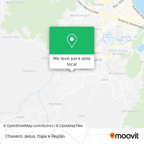 Chaveiro Jesus mapa