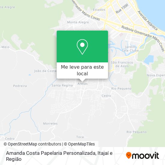 Amanda Costa Papelaria Personalizada mapa
