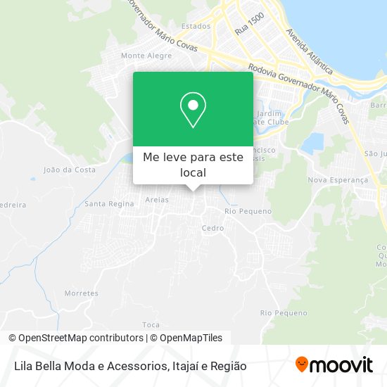 Lila Bella Moda e Acessorios mapa