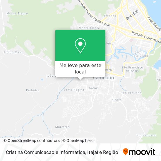 Cristina Comunicacao e Informatica mapa