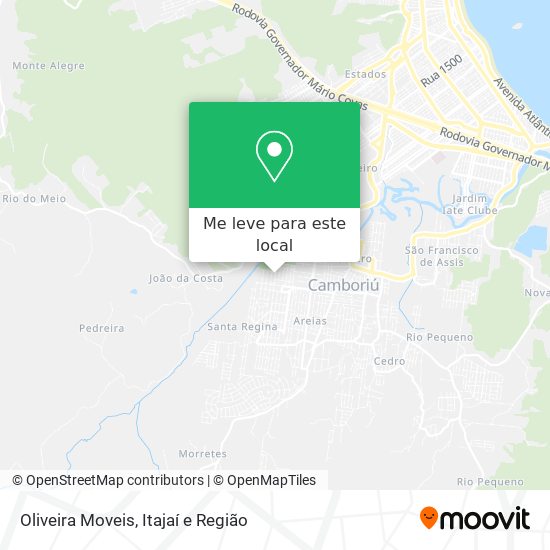 Oliveira Moveis mapa