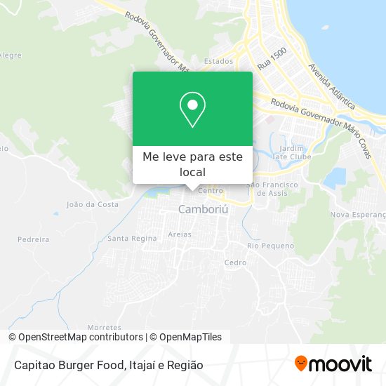 Capitao Burger Food mapa