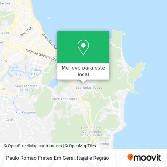 Paulo Romao Fretes Em Geral mapa