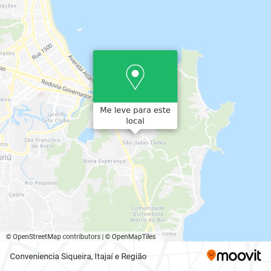 Conveniencia Siqueira mapa
