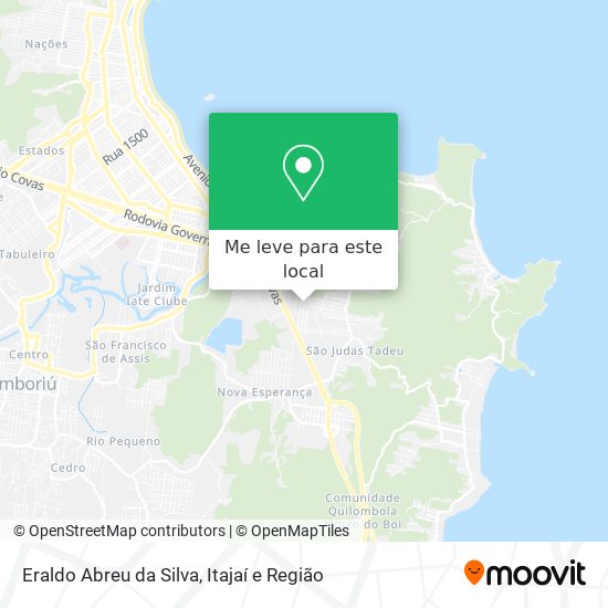 Eraldo Abreu da Silva mapa