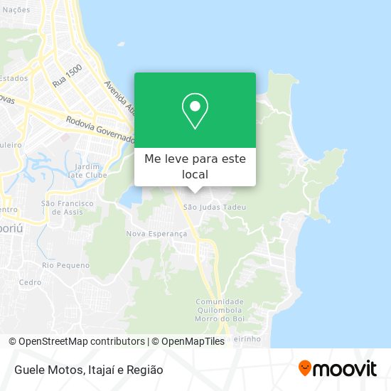 Guele Motos mapa
