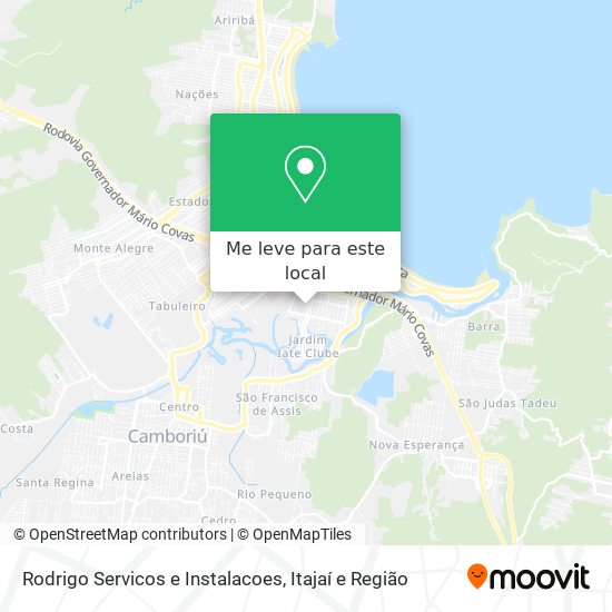 Rodrigo Servicos e Instalacoes mapa