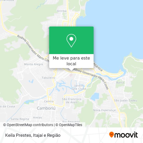 Keila Prestes mapa