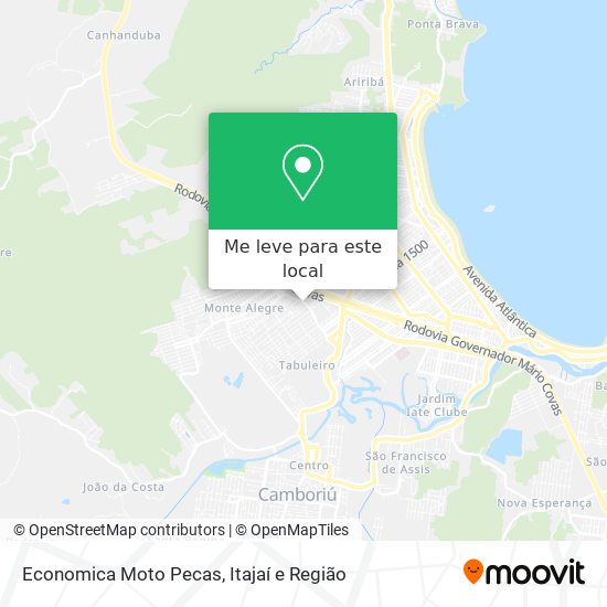 Economica Moto Pecas mapa