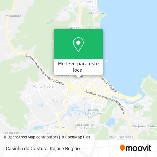 Casinha da Costura mapa