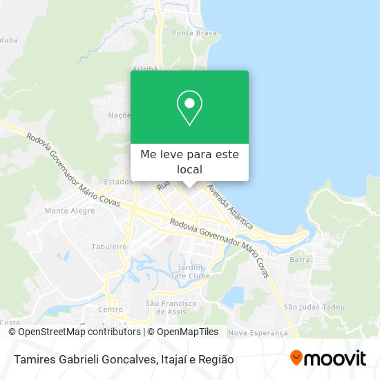 Tamires Gabrieli Goncalves mapa