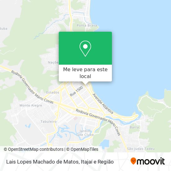 Lais Lopes Machado de Matos mapa