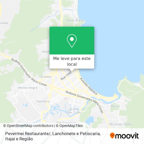 Pevermei Restaurante / , Lanchonete e Petiscaria mapa